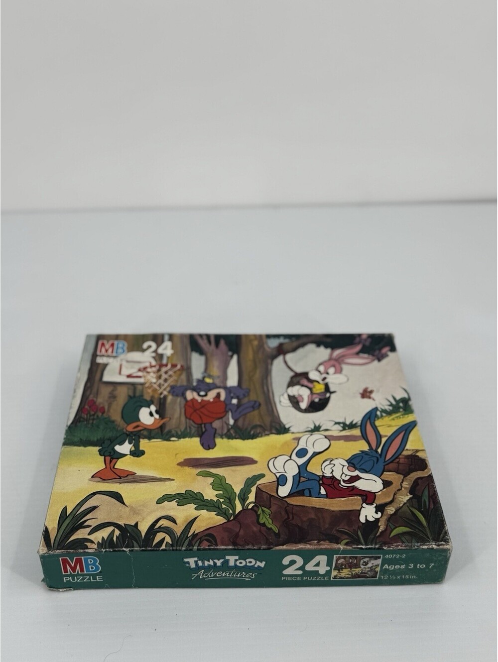Vintage 1989 MB Tiny Toon Adventures 24-Piece Puzzle Warner Bros Complete w/ Box